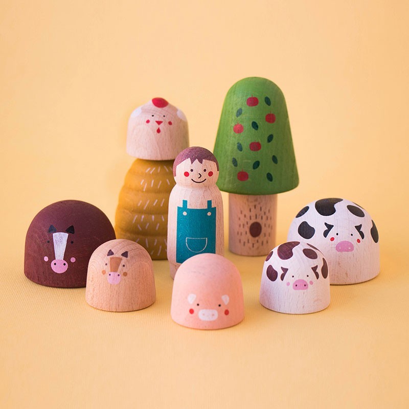 minimón de fusta, joc simbòlic